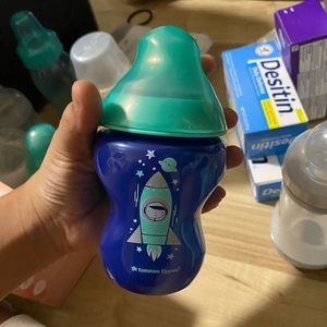 Tommee tippee bottles w/ pacifiers